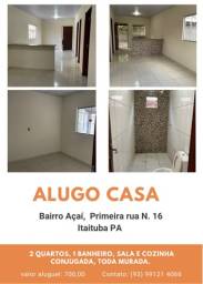 Título do anúncio: Alugo casa Itaituba Bairro Açaí 