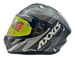 Título do anúncio: Capacete Para Moto Integral Axxis Helmets Uk Gloss Black
