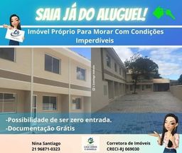 Título do anúncio: Casa em condomínio para venda 2 quartos em Marambaia - São Gonçalo - RJ Minha casa Minha v