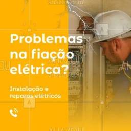 Título do anúncio: Elétricista resolvemos o seu problema elétrico conta alta de energia e outros