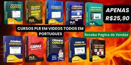 Título do anúncio: 10 Cursos PLR em Video em Português