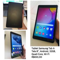 Título do anúncio: Tablet Samsung tab A 