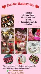 Título do anúncio: Dia dos Namorados, Bentô Cake, cestas, coração lapidado, brigadeiros e outros 