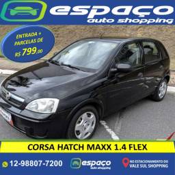 Título do anúncio: Corsa Hatch 2012 parcela de 899 reais ao mês 1.4 Flex Maxx