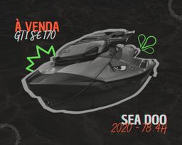 Título do anúncio: Jet-ski Sea Doo Gti SE 170 - 2020 - Sem Carreta