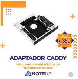 Título do anúncio: Adaptador Caddy para SSD / HDD