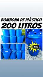 Título do anúncio: Bombonas de 200 litros de plástico 