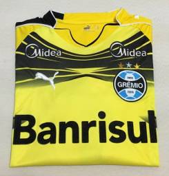 Título do anúncio: Camisa Grêmio Goleiro Puma M Nº 1 - Banrisul (2010)