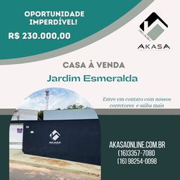 Título do anúncio: Casa para venda com 59 metros quadrados com 2 quartos em Jardim Esmeralda - Araraquara - S