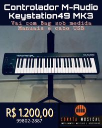 Título do anúncio: Controlador M Áudio Keystation49 MK3