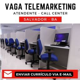 Título do anúncio: Vaga Para Atendente De Telemarketing Em Salvador - Call Center Vaga Telemarketing