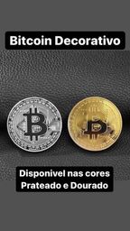 Título do anúncio: Bitcoin - Moeda Decorativa