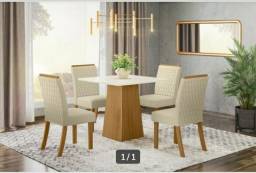 Título do anúncio: Conjunto de Mesa 4 Cadeiras Maravilhosa!!!