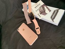 Título do anúncio: Combo iPhone 7 + smart Watch 7 w27 pro