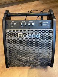 Título do anúncio: Amplificador De Som Roland Pm100 Monitor Pessoal Preto