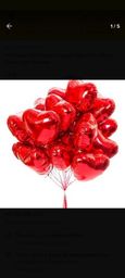 Título do anúncio: Balão metalizado coração 45cm