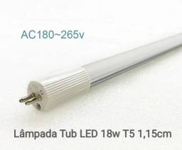 Título do anúncio: Lâmpada tubo LED 9w ou 18w T5 55cm e 1,15cm