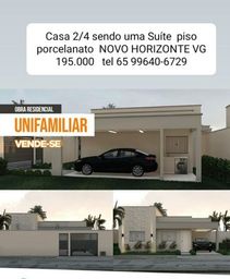 Título do anúncio: Casa térrea  com SUITE     piso porcelanato  Várzea Grande - Bairro PAULA II  PERTO DA ALZ