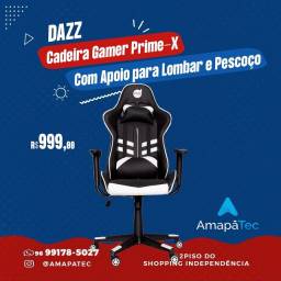 Título do anúncio: Cadeira Gamer Dazz Prime-X Branca com Apoio para Lombar e Pescoço