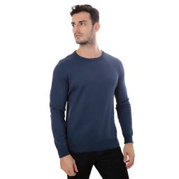 Título do anúncio: Blusa / Suéter tricot leve gola C