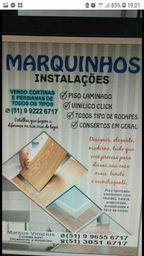 Título do anúncio: Piso laminado e Rodapés instalação 