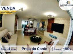 Título do anúncio: Apartamento 4 quartos, 4 suítes, 4 vagas na Praia do Canto - Vitória (ES).