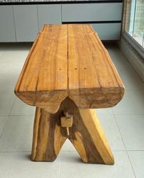Título do anúncio: Mesa de madeira maciça rústica