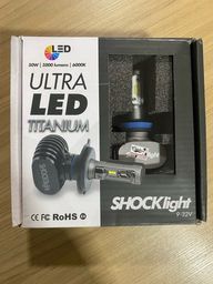 Título do anúncio: PAR Lâmpada ULTRA LED TITANIUM SHOCKlight H8 (novo) 