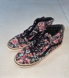 vans cano alto florido