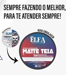 Título do anúncio: A melhor Pomada Modeladora Capilar ELFA MATTE TEIA