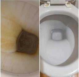 Título do anúncio: Removedor de manchas Pós Obra Limpa vasos sanitários Pias Pisos Ferrugem