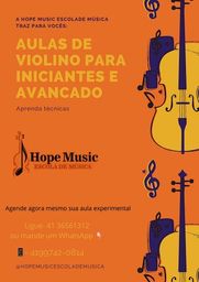 Título do anúncio: Aulas de Violino