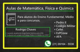 Aulas Particulares de Matemática e Química para alunos do CSVP