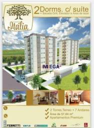 Título do anúncio: Apartamento com 2 dormitórios à venda, 57 m² por R$ 220.000 - Loteamento Adventista Campin