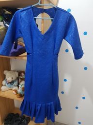 Título do anúncio: Vestido azul midi