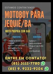 Título do anúncio: Motoboy com baú para Jequié - Ba