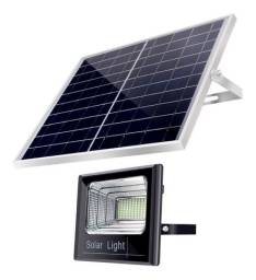 Título do anúncio: Refletor Led 50w Solar Controle Remoto Energia Solar 