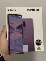 Título do anúncio: Nokia 2.4 - Novo - Cinza 64gb