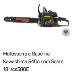 Título do anúncio: Motosserra a gasolina kaeashima 54cc com sabre 18 KCS580C