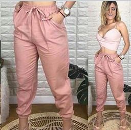calça jogger seda