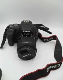 Título do anúncio: Camera Canon Sl2 EOS Rebel 670 Cliques + 18-55mm do Kit + 50mm 1.8 STM