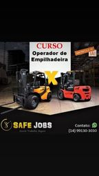 Título do anúncio: Curso de Operador EMPILHADEIRA é Aqui na SAFE JOBS... MARÍLIA/SP
