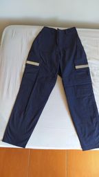 Título do anúncio: 3 calças Ripstop TAM. M (40-44) Marca CEDRO - Azul Marinho