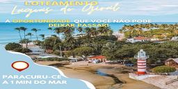 Título do anúncio: Lotes no Paracuru, Excelente Localização, a 1 km da Praia, a Partir de R$ 190 Mês! WA-8KTF