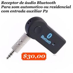 Título do anúncio: Receptor de áudio Bluetooth - Novo