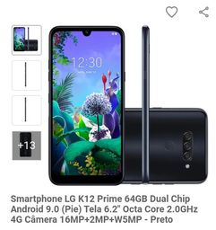 Título do anúncio: Smartphone K12 Prime