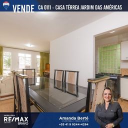 Título do anúncio: Casa térrea com 3 quartos, 140 m² à venda - Jardim das Américas - Curitiba/PR