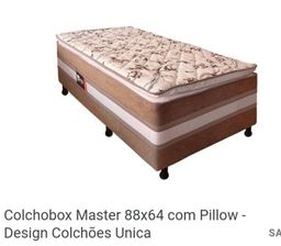 Título do anúncio: Cama Box Solteiro C/Pillow!!!