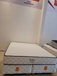 Título do anúncio: cama box queen com molas ensacadas e tecido resistente a liquido