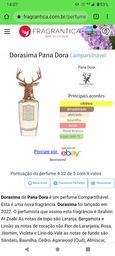 Título do anúncio: Perfume Dorasima, Aqua de Dora e Imperial Wood Lançamento 